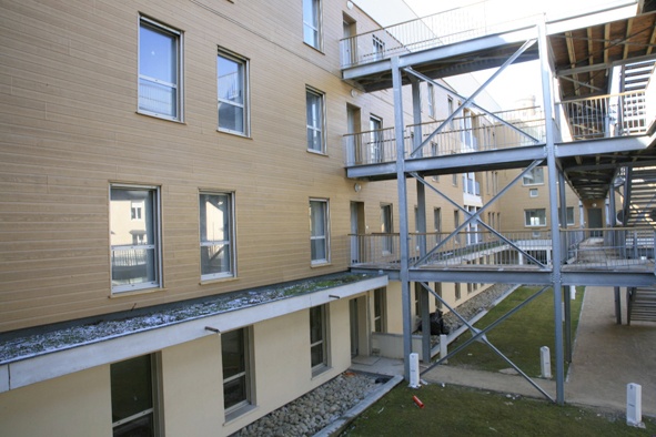 Rhabilitation de l'ancien hpital de Foix (09) - Chantier en cours