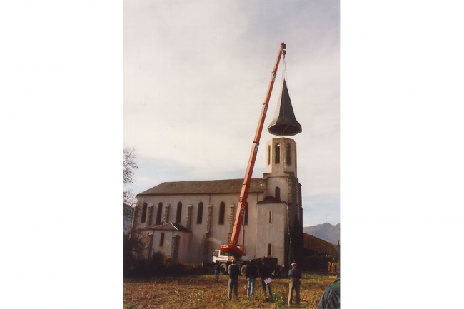 Rhabilitation de l'glise de Castelbiague (31)